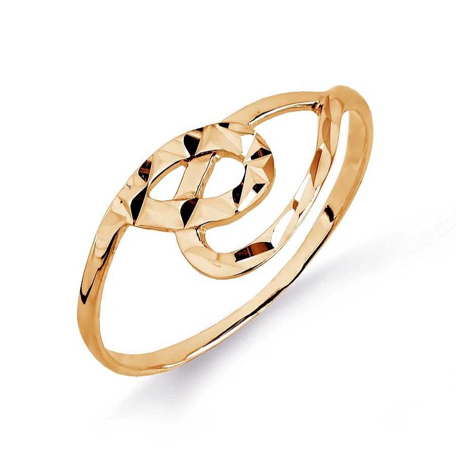 Ringe Zolotoy | Damen Ring Aus Rotgold Diamantiert