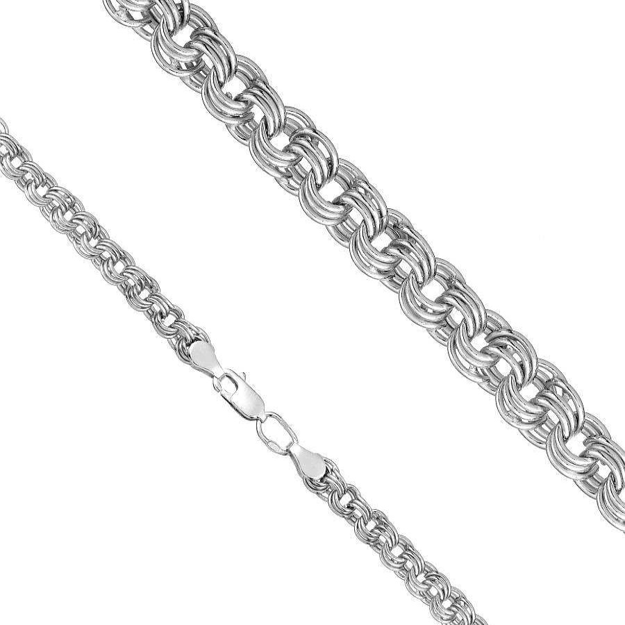 Ketten Zolotoy | Kette "Garibaldi" 925 Sterling Silber Halskette