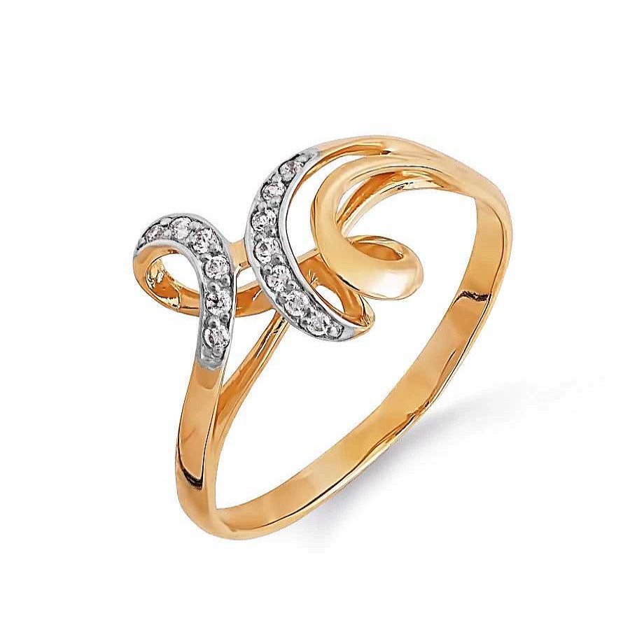 Ringe Zolotoy | Damen Ring Mit Zirkonia | 585 Rotgold