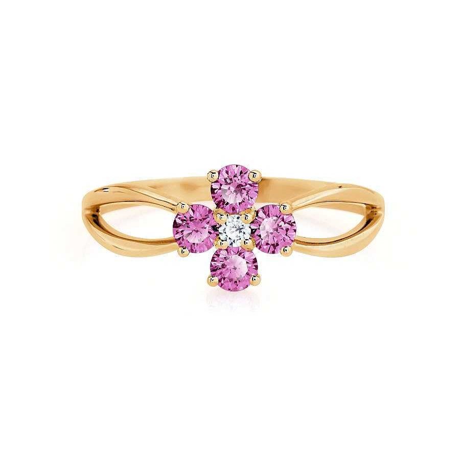 Ringe Zolotoy | Damen Ring Mit Zirkonia | 585 Rotgold