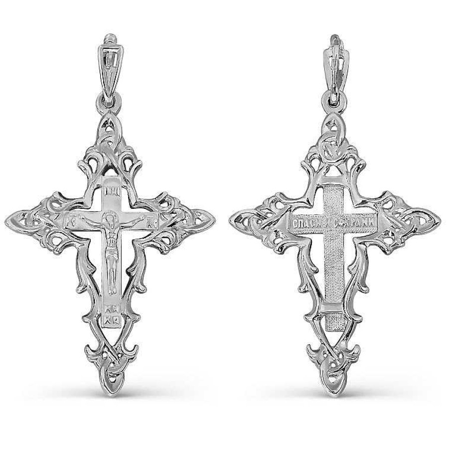 Kreuze Zolotoy | Kreuz Anh Nger "Orthodox" 925 Silber