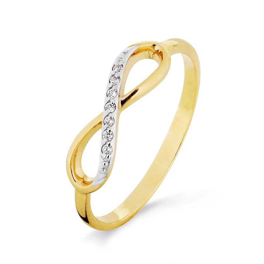 Ringe Zolotoy | Damen Ring "Unendlichkeit" 585 Gelbgold