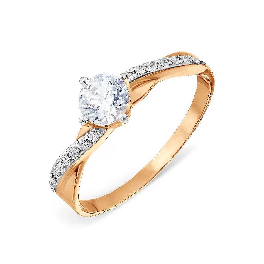 Ringe Zolotoy | Damen Ring Mit Zirkonia Gold 585