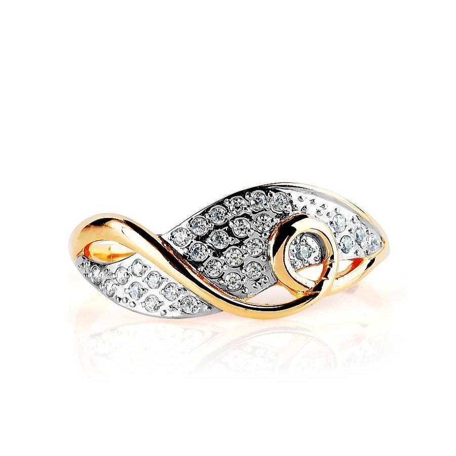 Ringe Zolotoy | Damen Ring Mit Zirkonia | 585 Rotgold