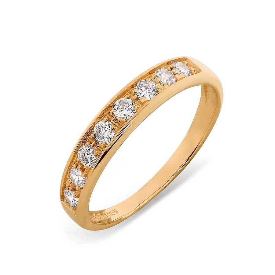 Ringe Zolotoy | Damen Ring Mit Zirkonia | 585 Rotgold