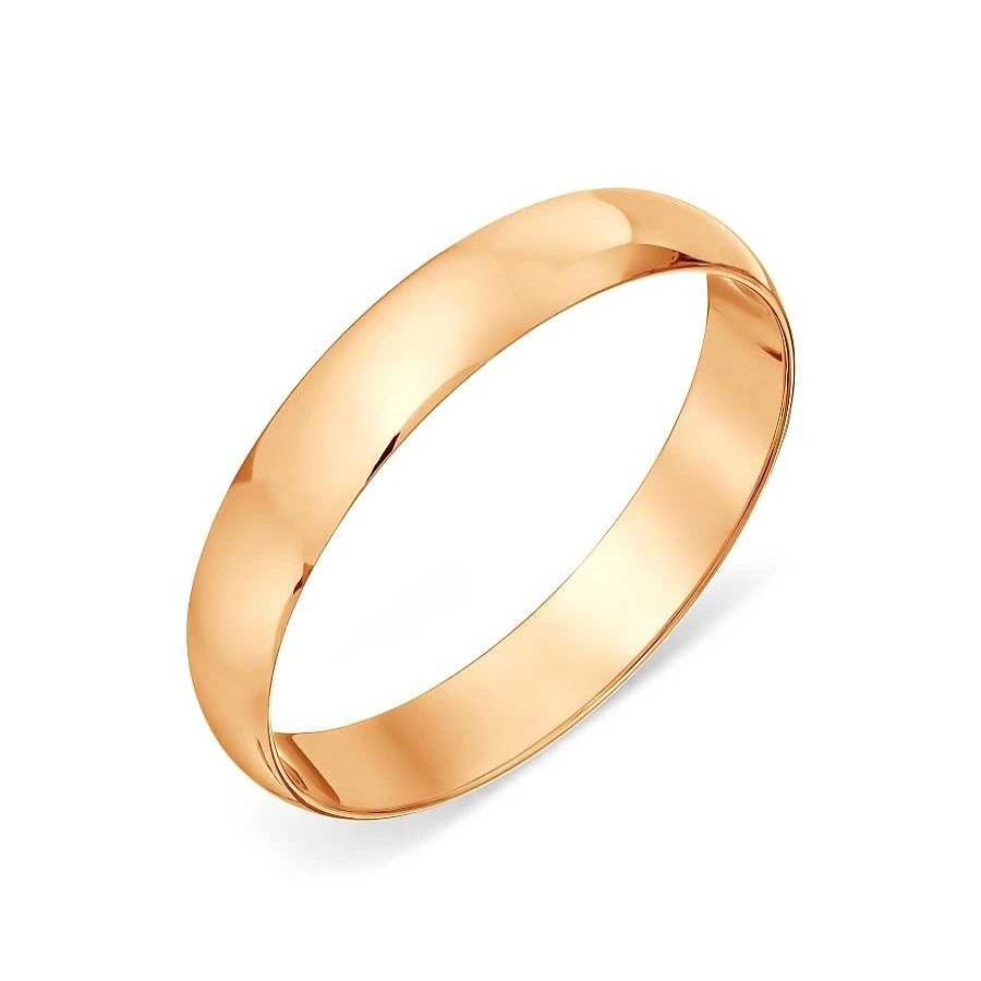 Ringe Zolotoy | Trauring 375 Rotgold Hochglanzpoliert (4 Mm)