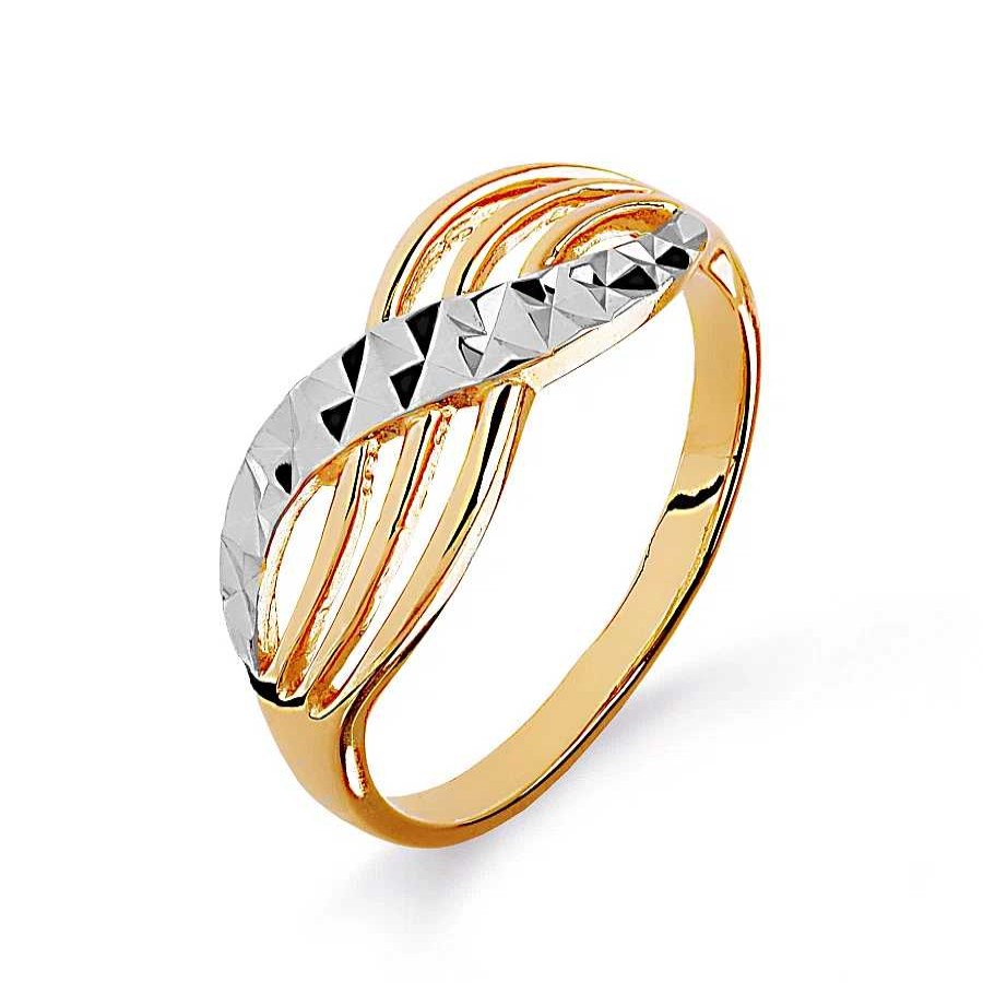 Ringe Zolotoy | Damen Ring Mit Diamantschliff | 585 Rotgold