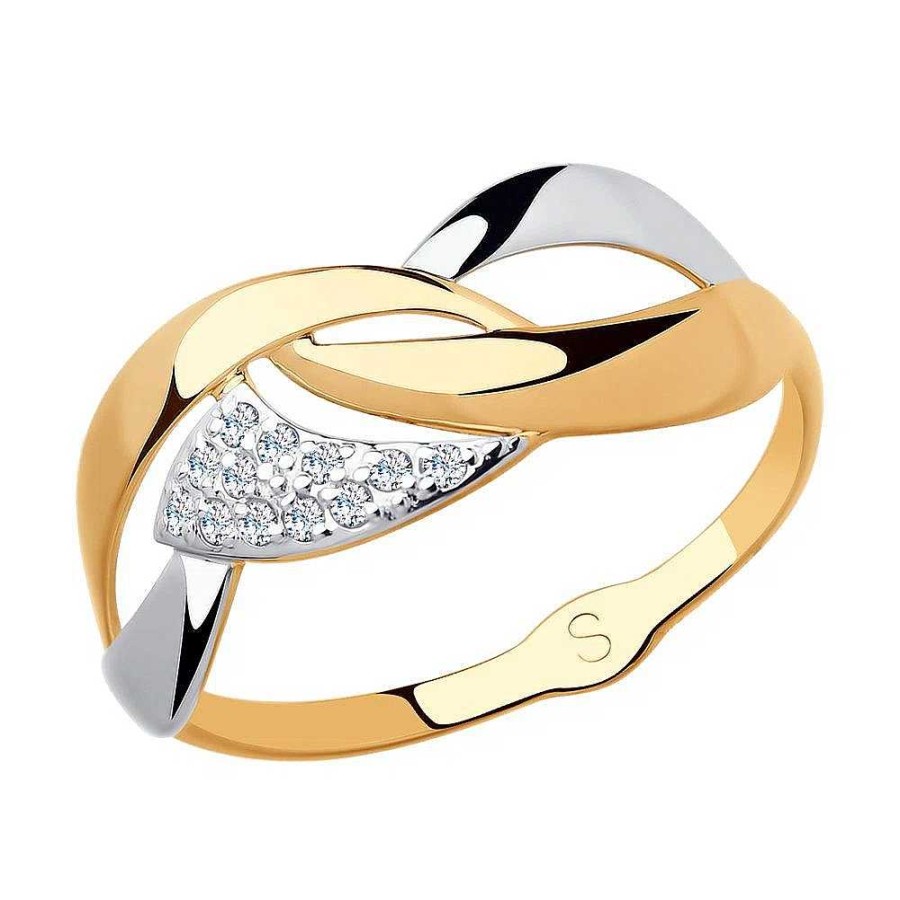 Ringe Zolotoy | Damen Ring Mit Zirkonia | 585 Rotgold