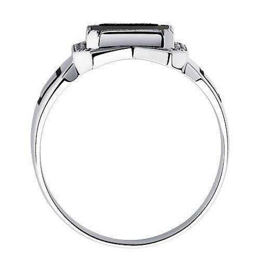 Ringe Zolotoy | Herren Ring 925 Silber Mit Spinell Und Zirkonia