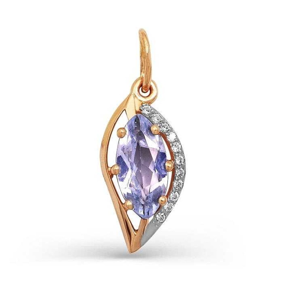 Anh Nger Zolotoy | Anh Nger 585 Rotgold Amethyst Zirkonia