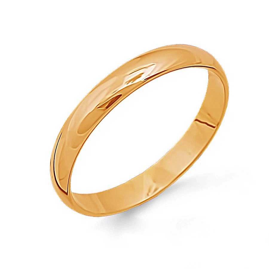 Ringe Zolotoy | Ehering 375 Rotgold Glatt