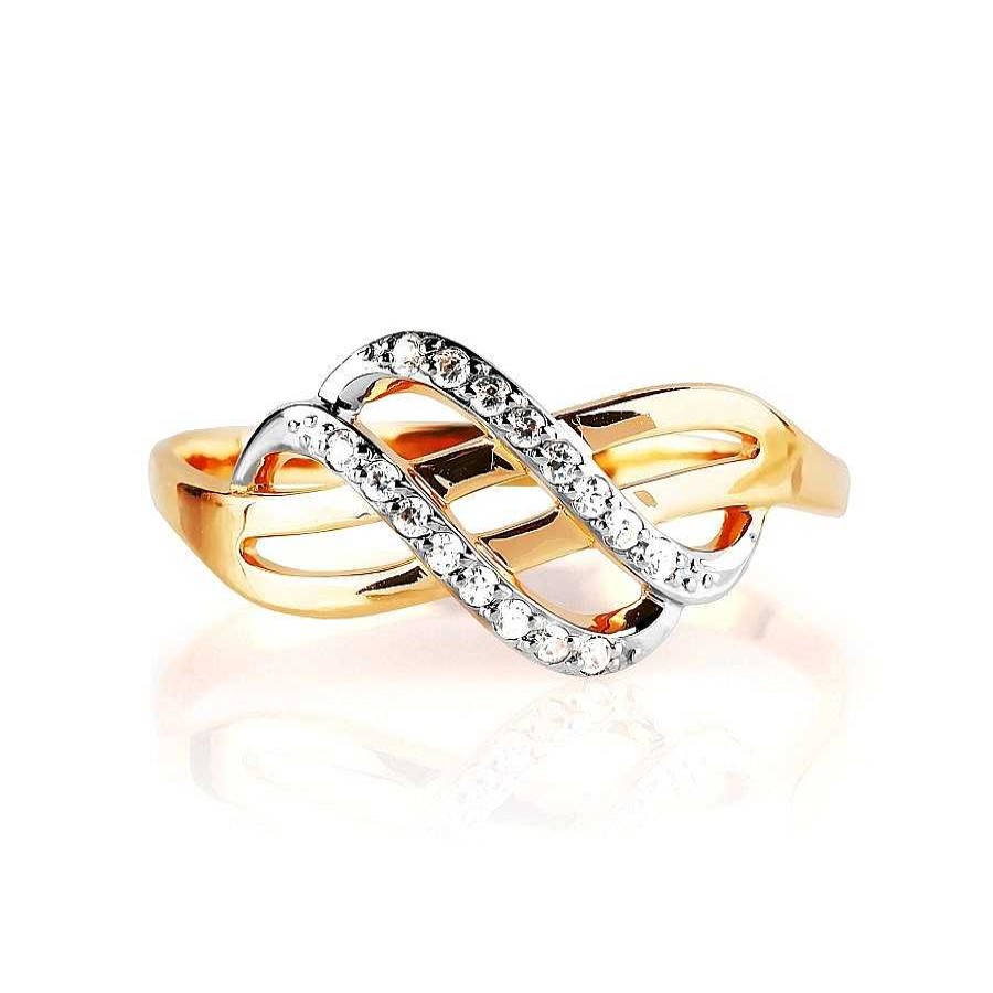 Ringe Zolotoy | Damen Ring Mit Zirkonia | 585 Rotgold