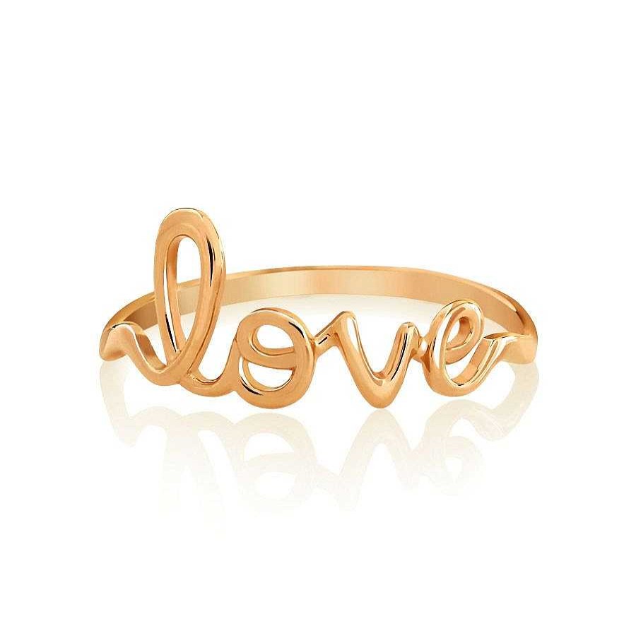 Ringe Zolotoy | Damen Ring "Love" Gold 585