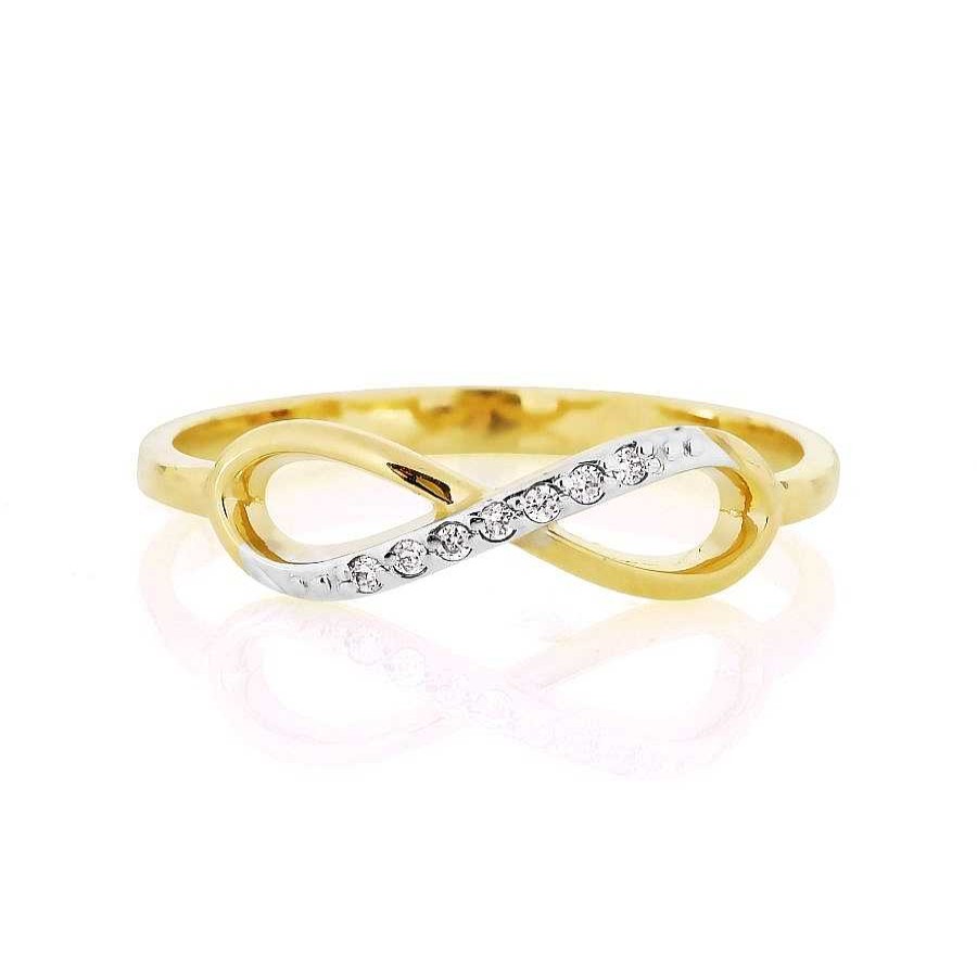 Ringe Zolotoy | Damen Ring "Unendlichkeit" 585 Gelbgold