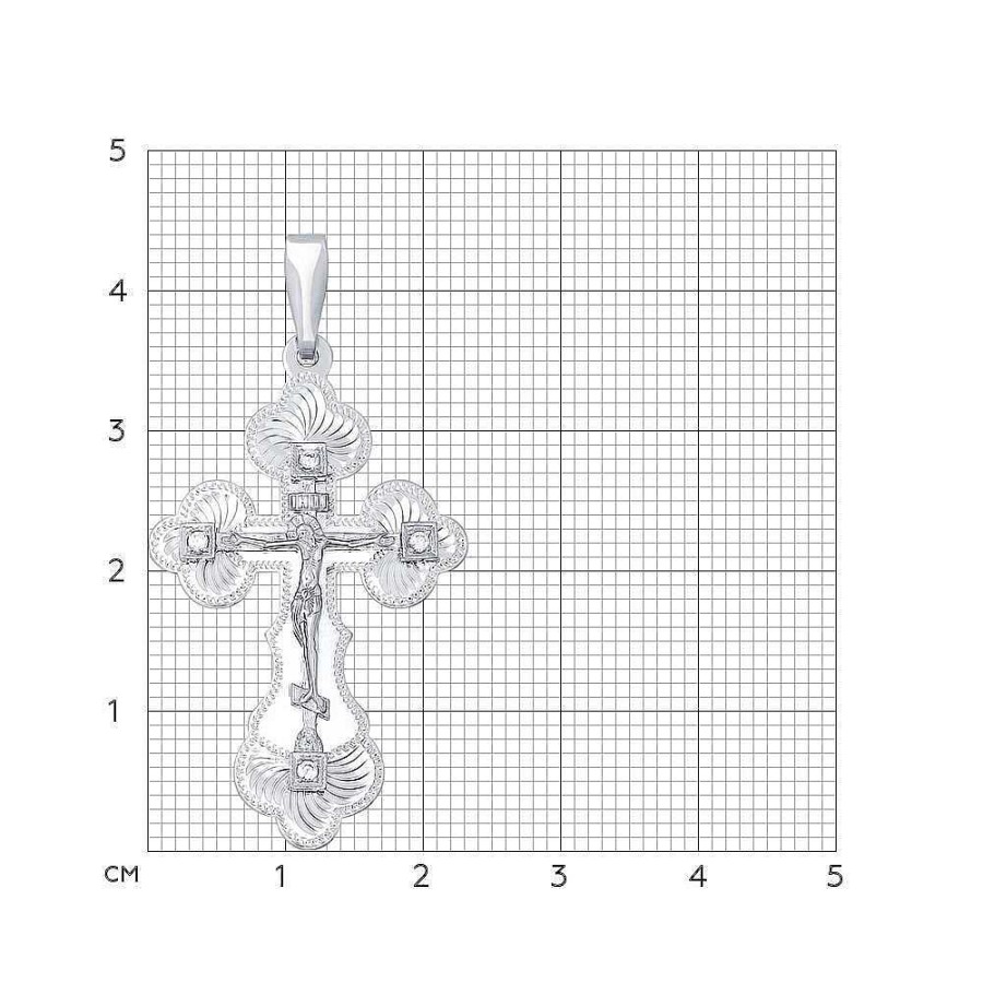 Kreuze Zolotoy | Kreuzanh Nger 925 Silber Mit Zirkonia