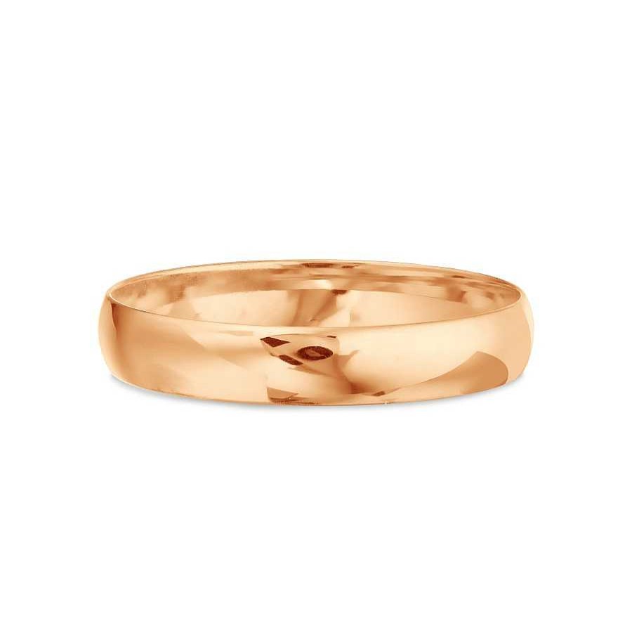 Ringe Zolotoy | Trauring 585 Rotgold Glattpoliert (4 Mm)