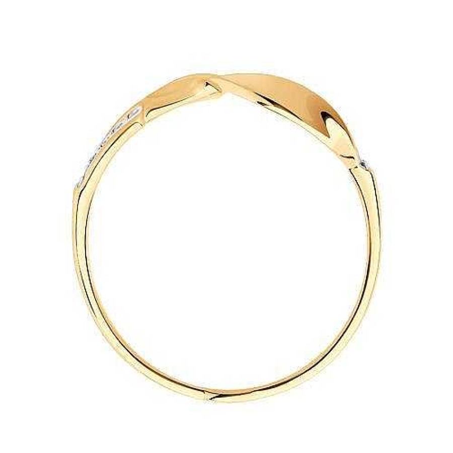 Ringe Zolotoy | Damen Ring Mit Zirkonia | 585 Rotgold