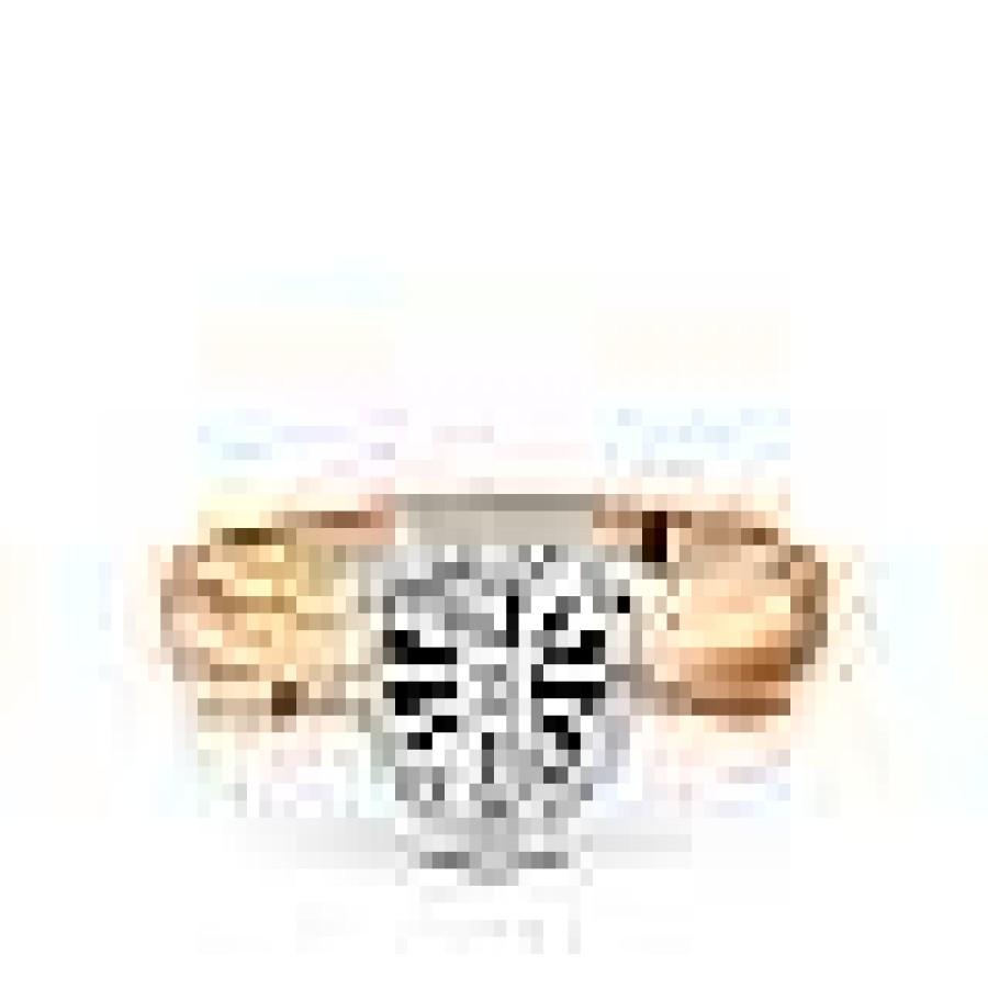 Ringe Zolotoy | Damen Ring Herz 585 Rotgold Brillant