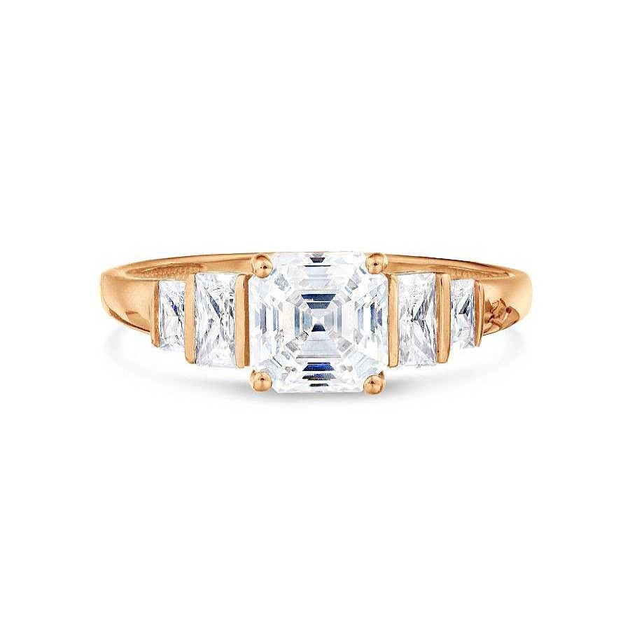 Ringe Zolotoy | Damen Ring Mit Zirkonia | 585 Rotgold