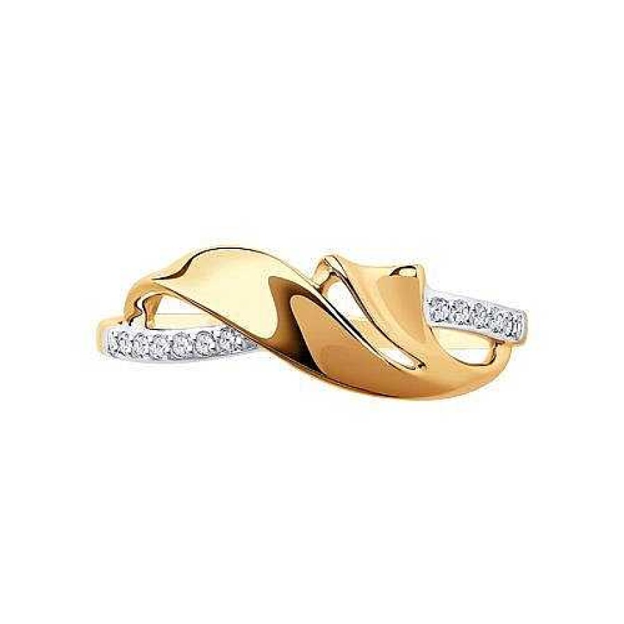 Ringe Zolotoy | Damen Ring Mit Zirkonia | 585 Rotgold