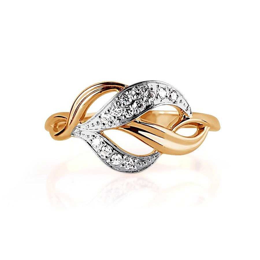 Ringe Zolotoy | Damen Ring Mit Zirkonia | 585 Rotgold