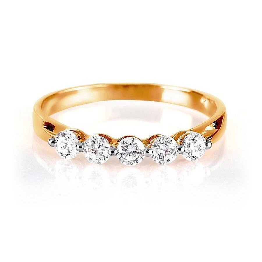 Ringe Zolotoy | Damen Ring Mit Zirkonia | 585 Rotgold