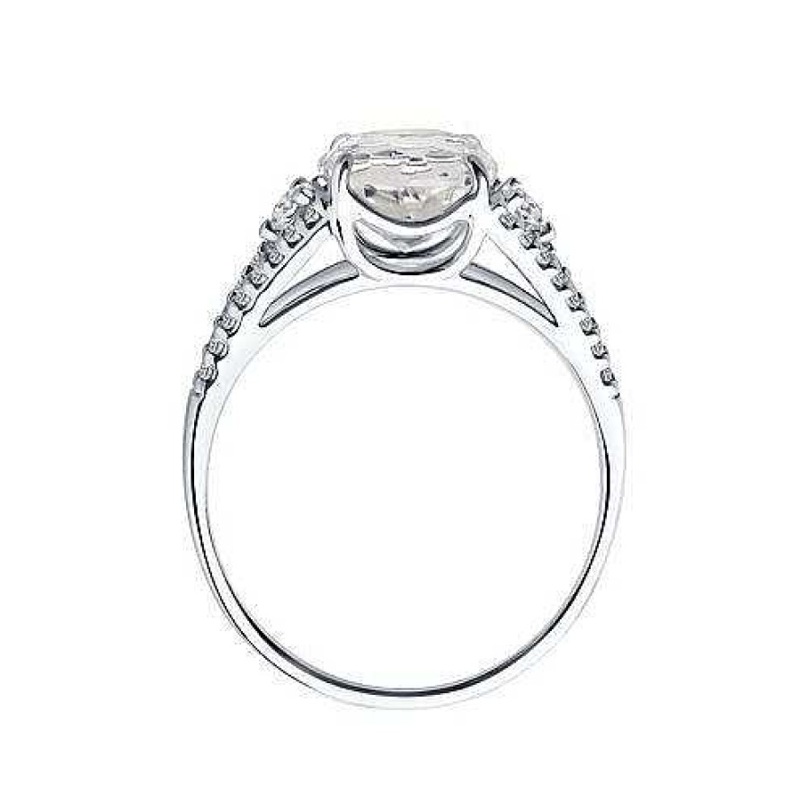 Ringe Zolotoy | Damen Ring 925 Silber Mit Bergkristalle Mit Zirkonia