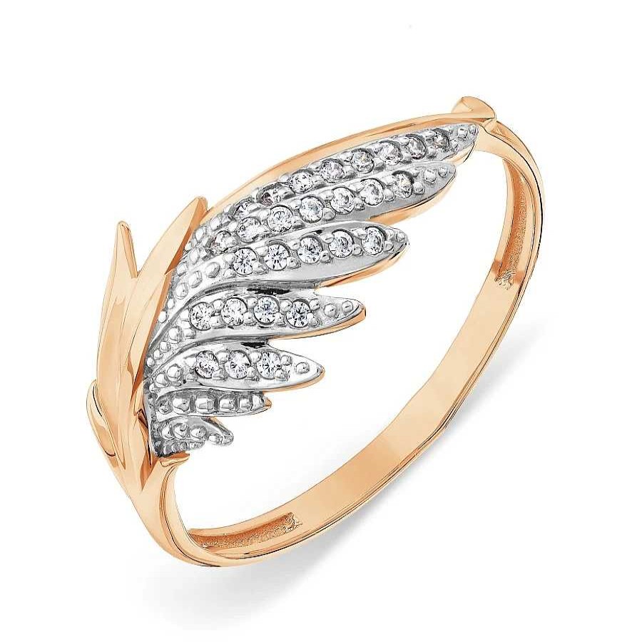 Ringe Zolotoy | Damen Ring 585 Rotgold Mit Zirkonia