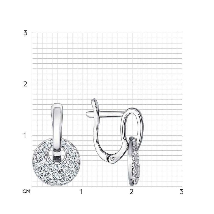 Ohrringe Zolotoy | Ohrringe Mit Zirkonia | 925 Silber