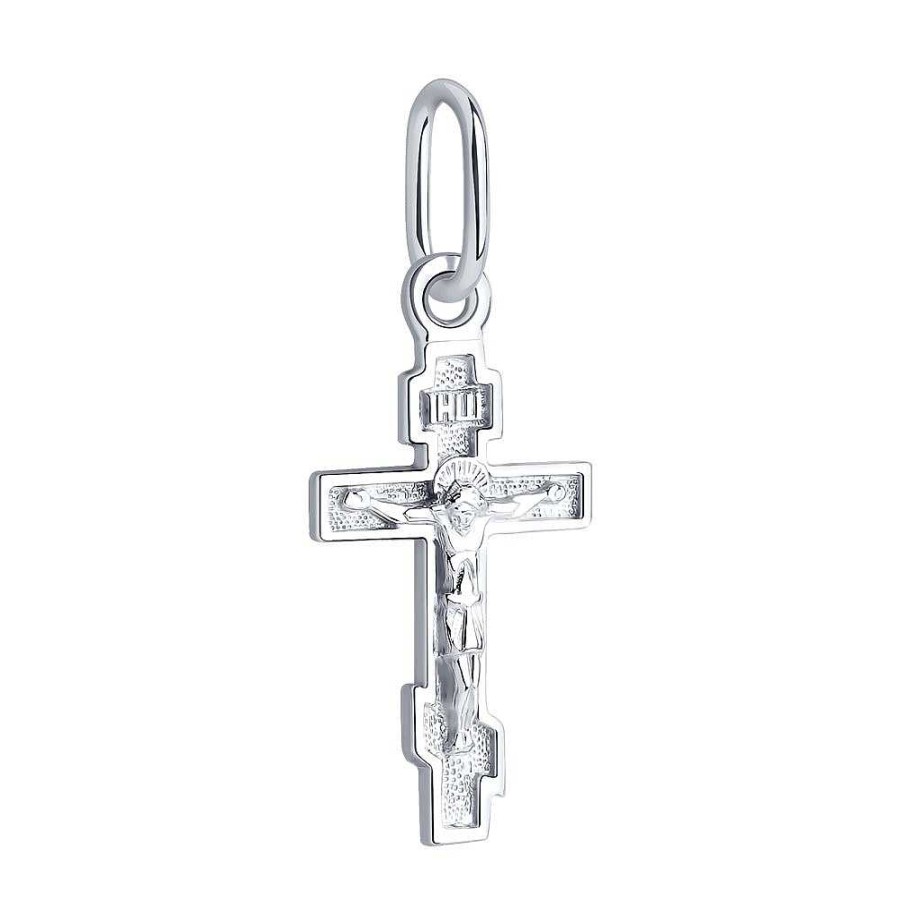 Kreuze Zolotoy | Kreuz Anh Nger "Orthodox" 925 Silber