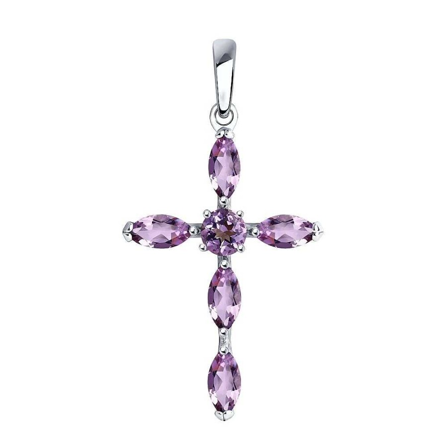 Anh Nger Zolotoy | Ketten Anh Nger Mit Amethyst 925 Silber