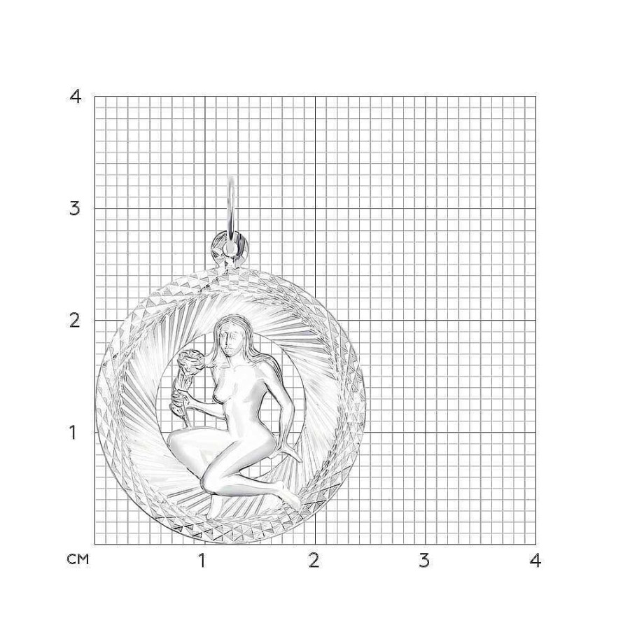 Anh Nger Zolotoy | Sternzeichenanh Nger "Jungfrau" 925 Silber Diamantiert