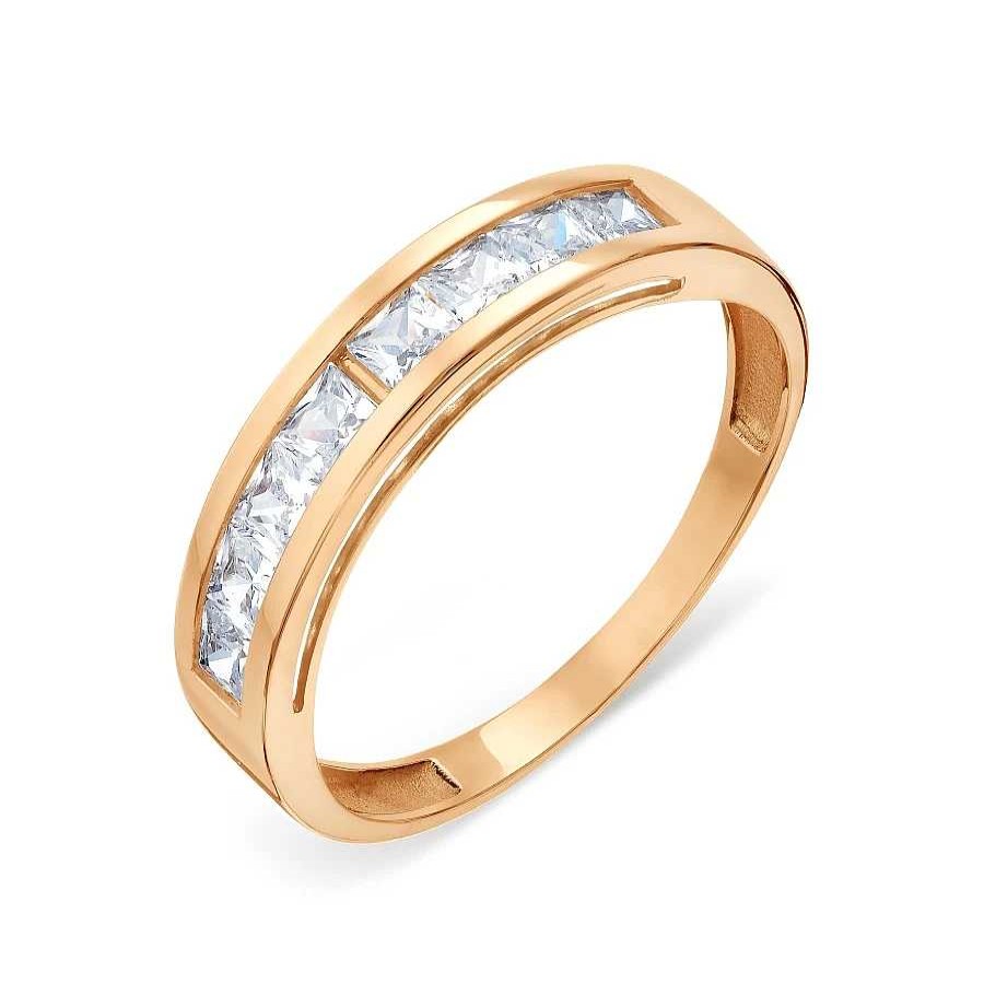 Ringe Zolotoy | Damen Ring 585 Rotgold Mit Zirkonia