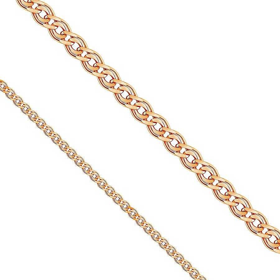 Armb Nder Zolotoy | Armband "Nonna" 585 Rotgold Diamantiert