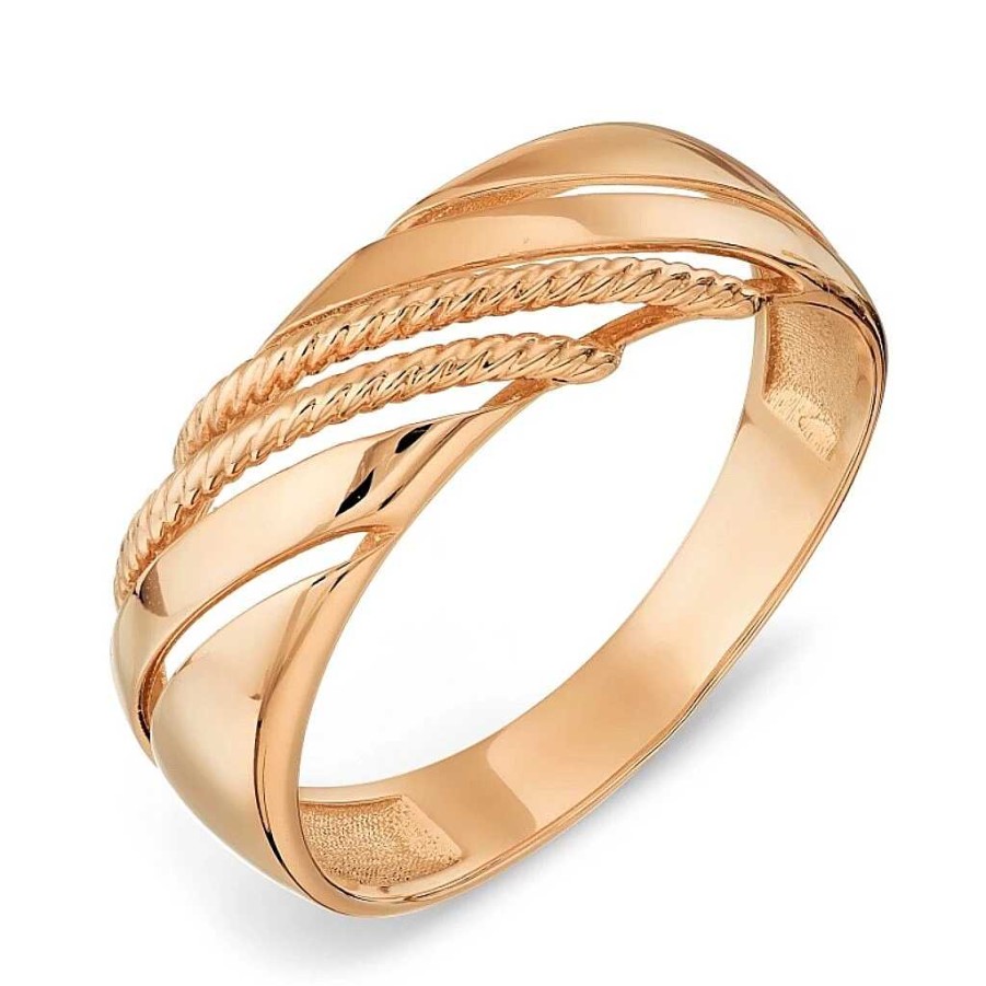 Ringe Zolotoy | Damen Ring 375 Rotgold Fingerring