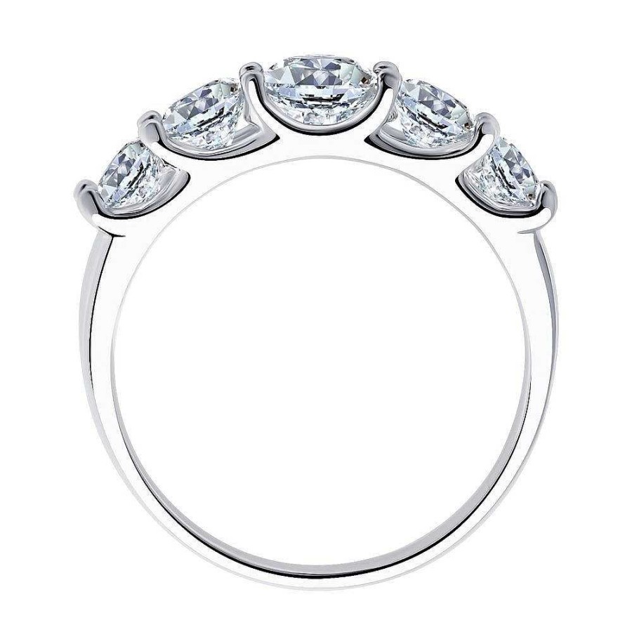 Ringe Zolotoy | Damen Ring 925 Silber Mit Zirkonia - Verlobungsring