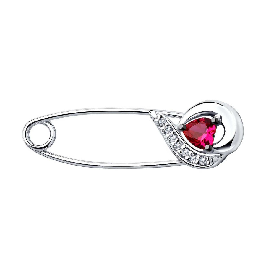 Broschen Zolotoy | Brosche Pin 925 Sterling Silber Mit Zirkonia