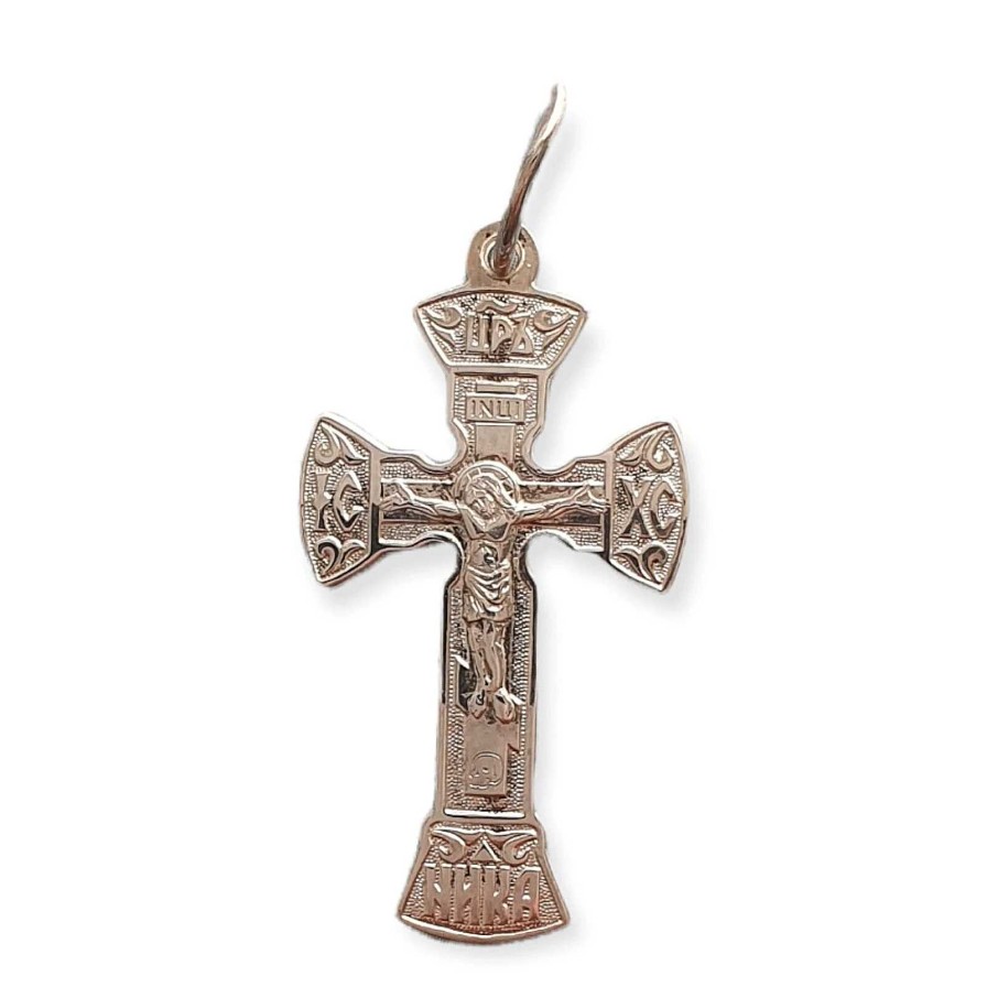 Kreuze Zolotoy | Kreuz Anh Nger 925 Silber Orthodoxe Taufkreuz