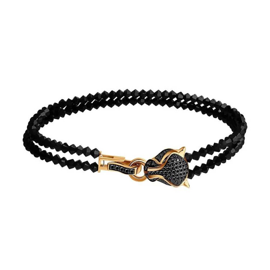 Armb Nder Zolotoy | Armband 585 Rotgold Brillant Kristall Smaragd