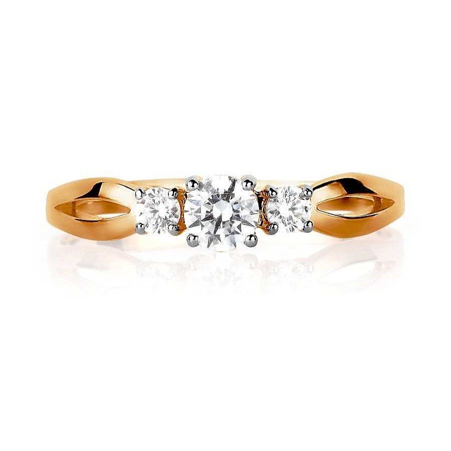 Ringe Zolotoy | Damen Ring Mit Zirkonia 585 Gold