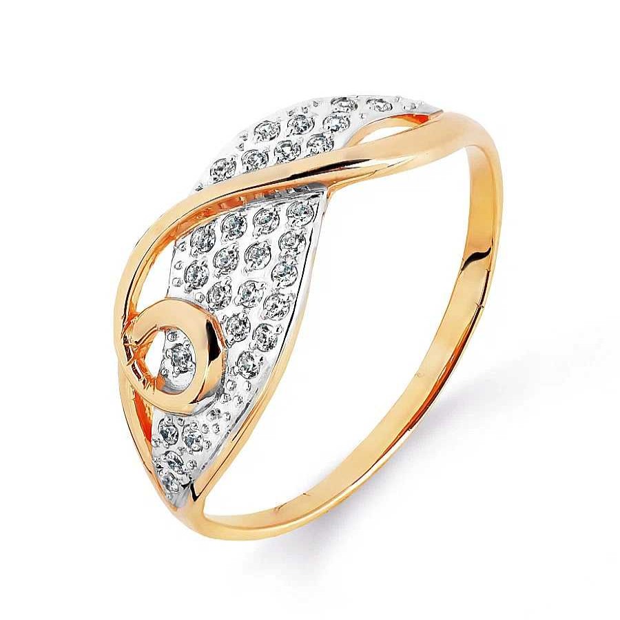 Ringe Zolotoy | Damen Ring Mit Zirkonia | 585 Rotgold