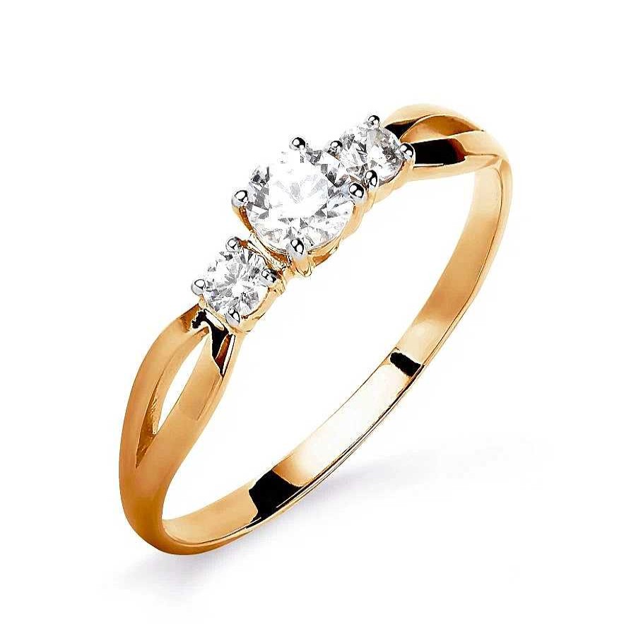 Ringe Zolotoy | Damen Ring Mit Zirkonia 585 Gold