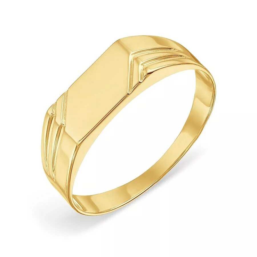 Ringe Zolotoy | Herren Ring 585Er Gelbgold - Siegelring