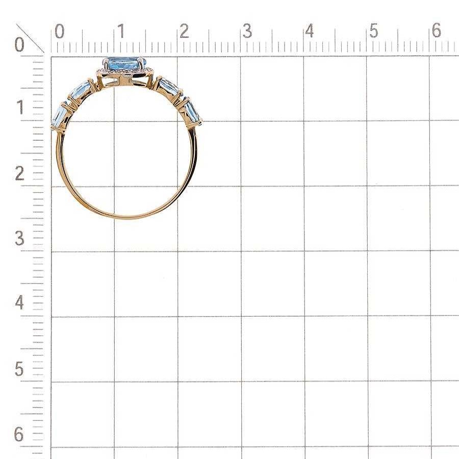 Ringe Zolotoy | Damen Ring Mit Topas Und Zirkonia