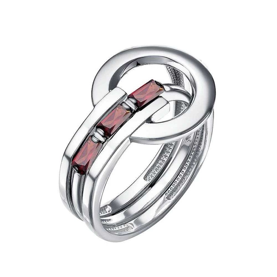 Ringe Zolotoy | Damen Ring 925 Silber Granat