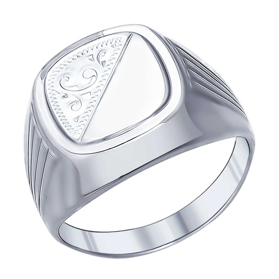 Ringe Zolotoy | Herren Ring 925 Silber Siegelring