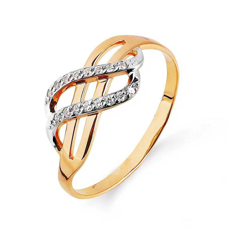 Ringe Zolotoy | Damen Ring Mit Zirkonia | 585 Rotgold