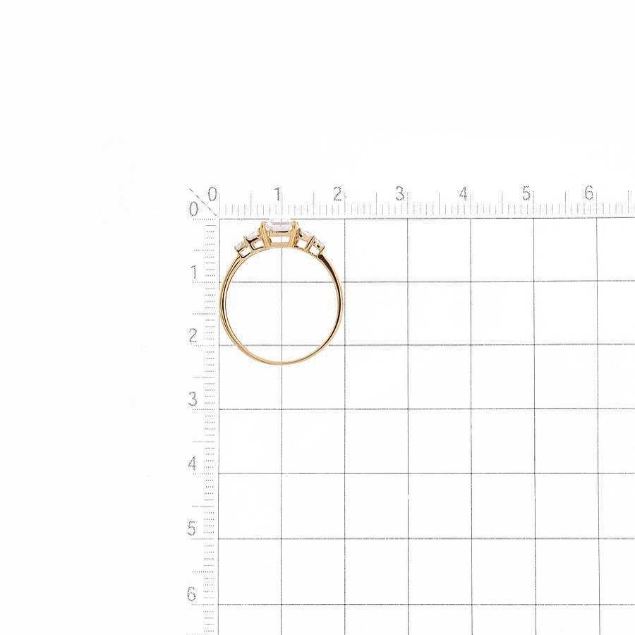 Ringe Zolotoy | Damen Ring Mit Zirkonia | 585 Rotgold