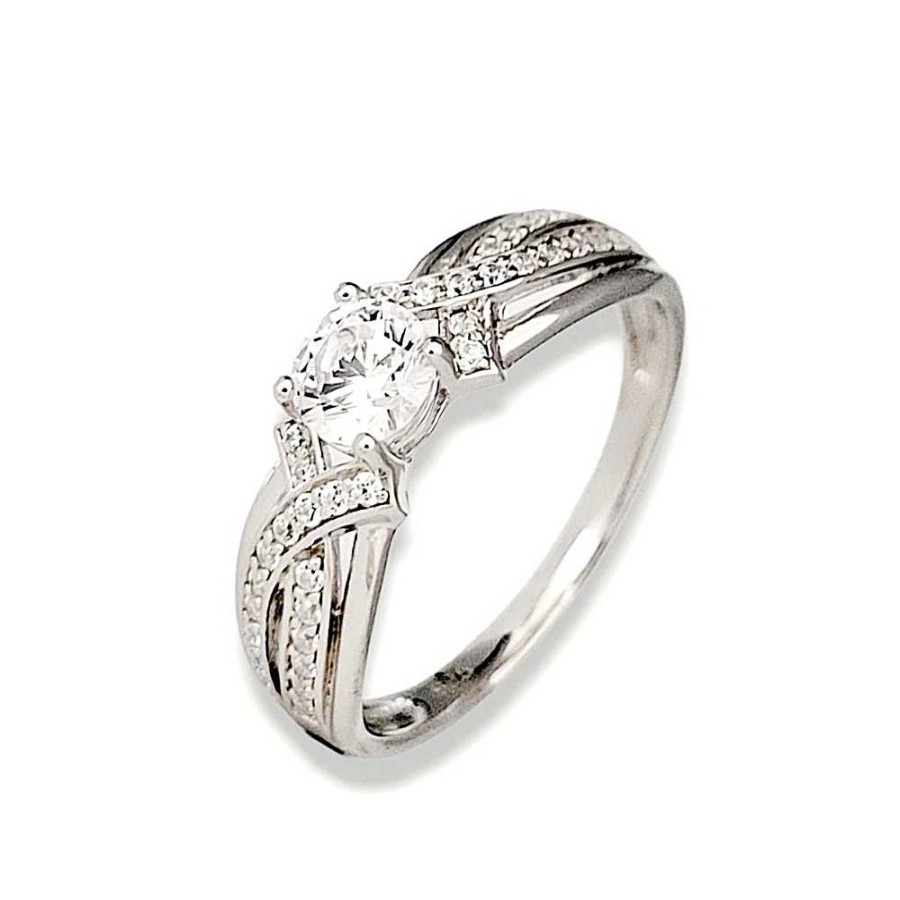 Ringe Zolotoy | Damen Ring 925 Silber Zirkonia