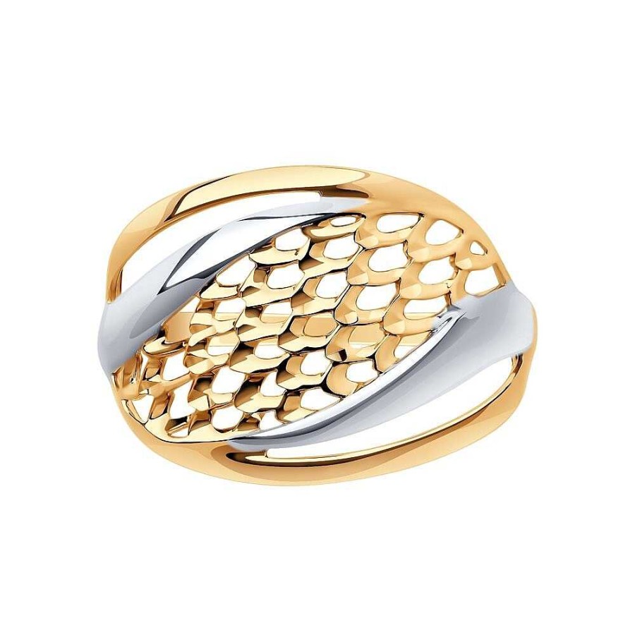 Ringe Zolotoy | Damen Ring Diamantiert 585 Rotgold